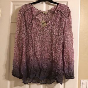 Lucky Brand Multi- Color Tunic